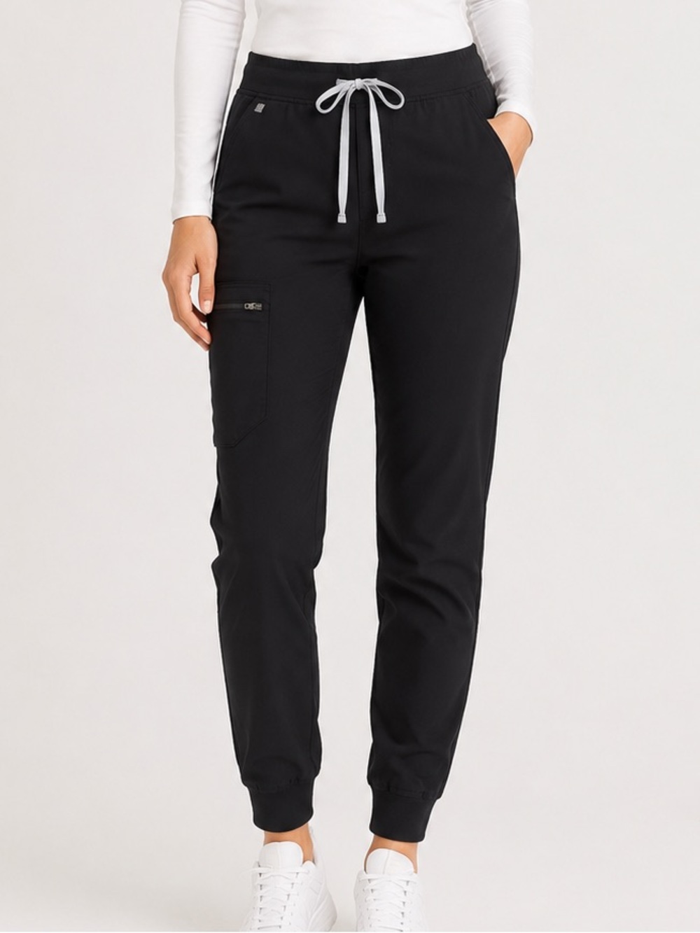 FIGS Zamora Black Jogger Scrub Pants Women’s Small Medical Nursing Small